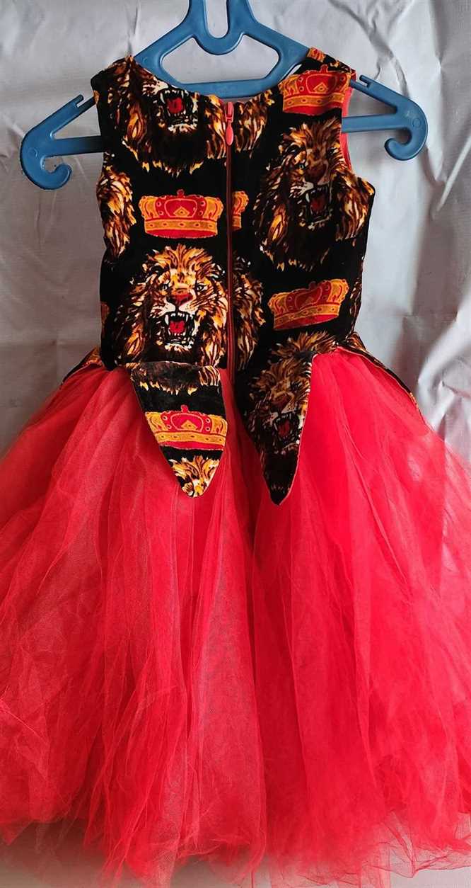 Aijays Children Rtw Red Gown