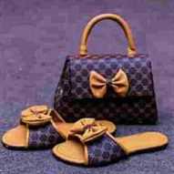 Ladies Leather Bag And Shoe