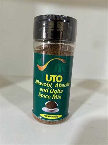 Uto Nkwobi, Abacha, and Ugba Spice Mix