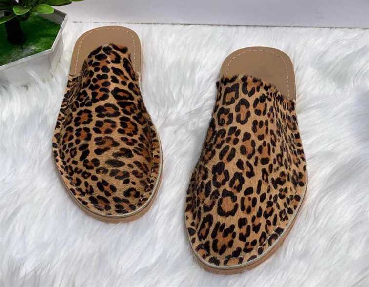 Moss Leopard Skin cemented Sole Half Cover